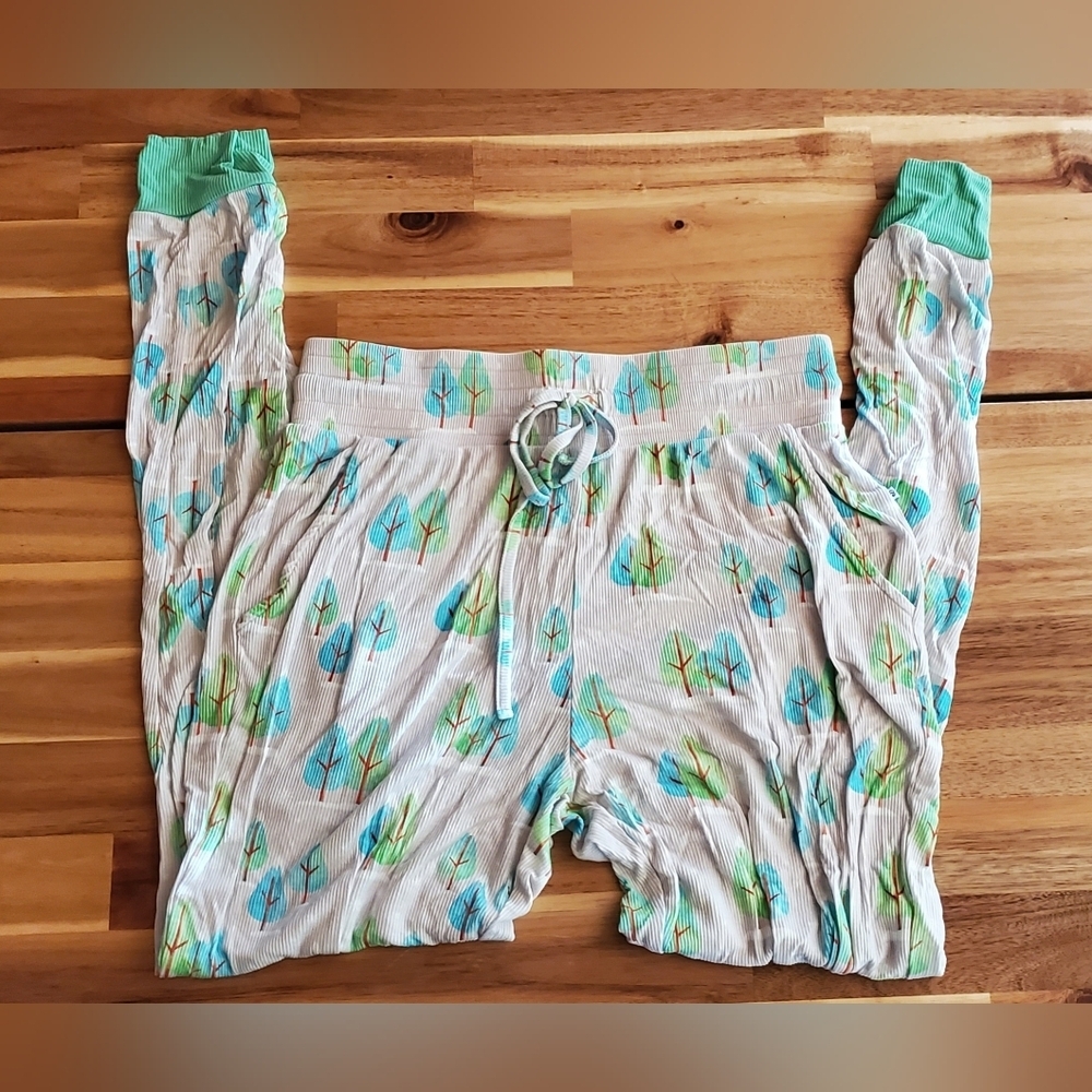 Birdie Bean Women's Ribbed Bamboo Pajama Set Size Small - Picture 4 of 5